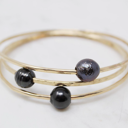 Tahitian Pearl Bangles
